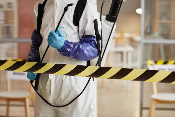 Professional Biohazard Cleanup technician working in Hebron, NH